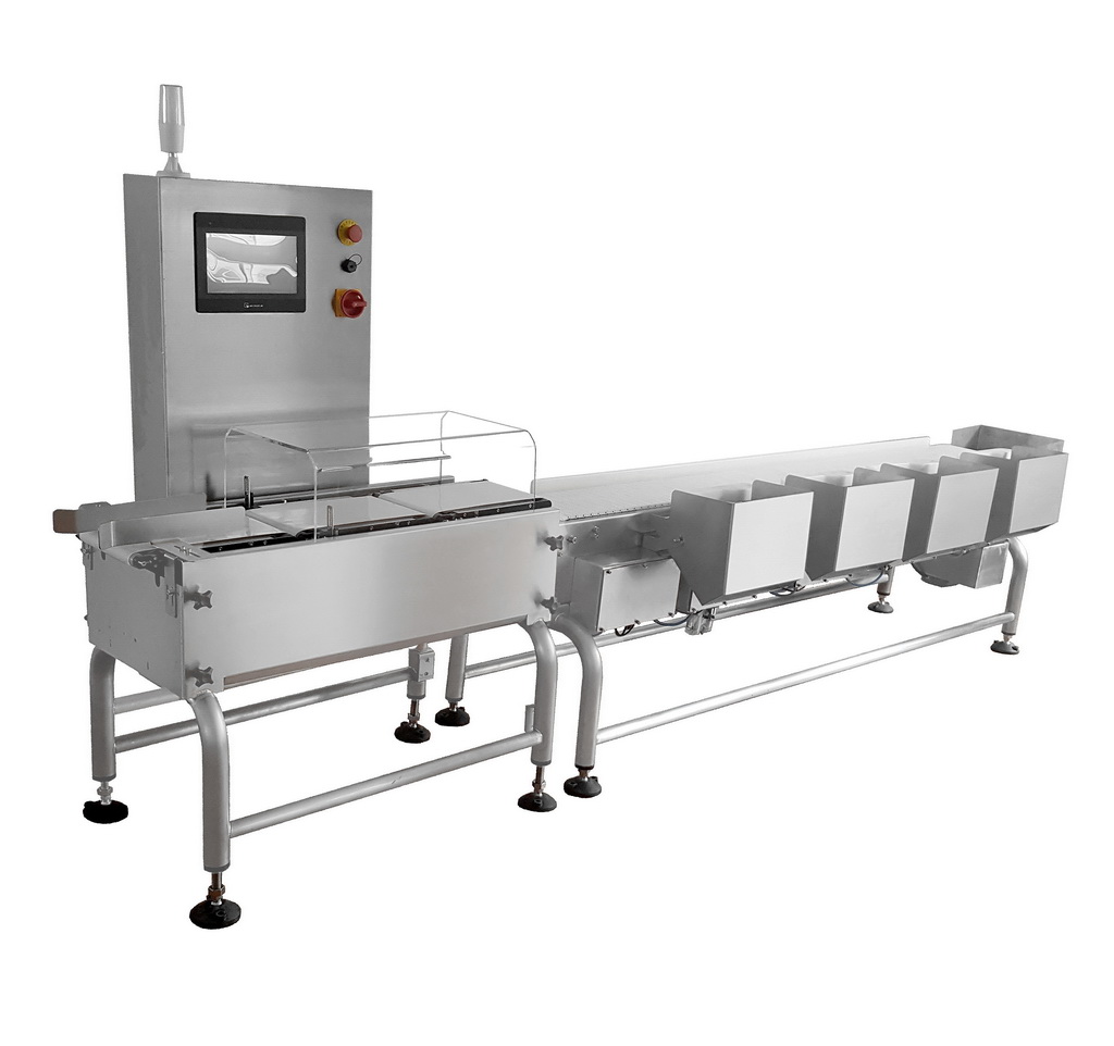 ​Máy phân loại theo trọng lượng cho thủy sản, hải sản, tôm, cá, mực, thịt, thịt gà, thịt vịt, thực phẩm, nông sản, trái cây, rau củ quả - May phan loai theo trong luong cho thuy san, hai san, tom, ca, muc, thit, thit ga, thit vit, thuc pham, nong san, tra