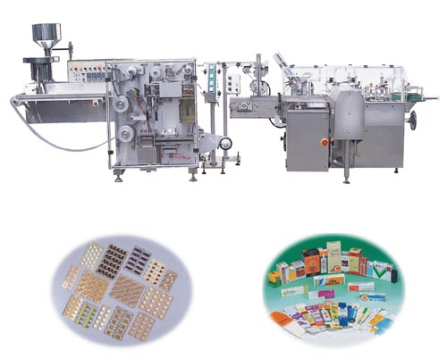 ​Máy ép vỉ thuốc và đóng hộp carton tự động - May ep vi thuoc va dong hop carton tu dong - Blister cartoning machine​