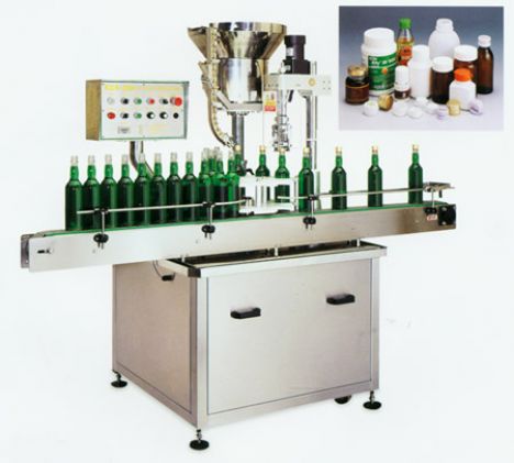 Máy đóng nắp chai thuốc tự động - May dong nap chai thuoc tu dong​