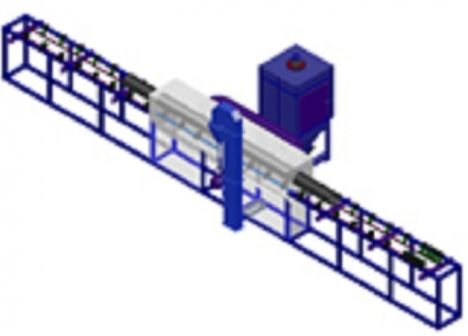 Máy phun bi ống thép - May phun bi ong thep