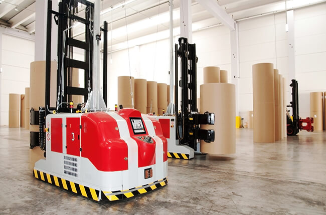 ​Xe tự hành vận chuyển hàng AGV – Xe tu hanh van chuyen hang AGV