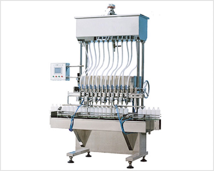 Máy chiết rót theo trọng lực kiểu tuyến tính - May chiet rot theo trong luc kieu tuyen tinh