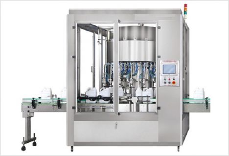 Máy chiết rót can tự động - May chiet rot can tu dong