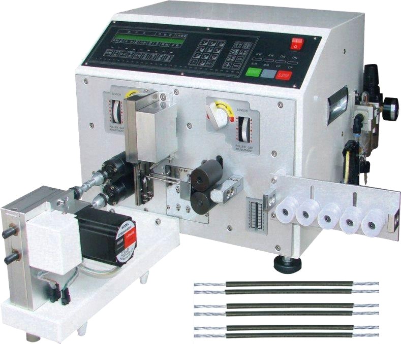 Máy cắt tuốt bện dây điện tự động - May cat tuot ben day dien tu dong