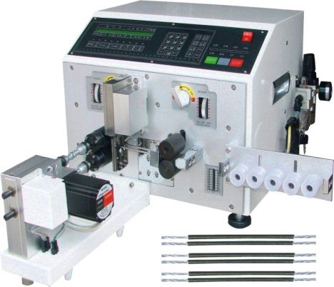 Máy cắt tuốt bện dây điện tự động - May cat tuot ben day dien tu dong