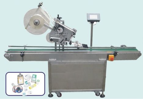 Máy dán nhãn mặt trên tự động - May dan nhan mat tren tu dong