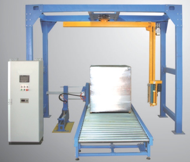 Máy quấn màng kiện hàng tự động​ - May quan mang kien hang tu dong