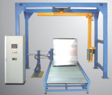 Máy quấn màng kiện hàng tự động​ - May quan mang kien hang tu dong