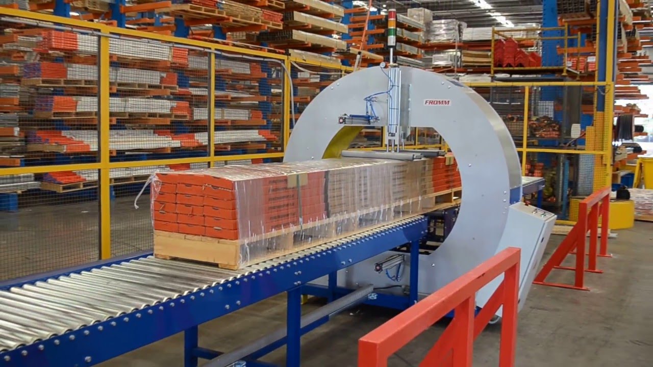 ​Máy quấn màng sản phẩm dạng hộp nằm ngang tự động - May quan mang san pham dang hop nam ngang tu dong