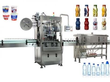 ​Máy phóng nhãn thân chai, cổ chai, nắp chai tự động - May phong nhan than chai, co chai, nap chai tu dong