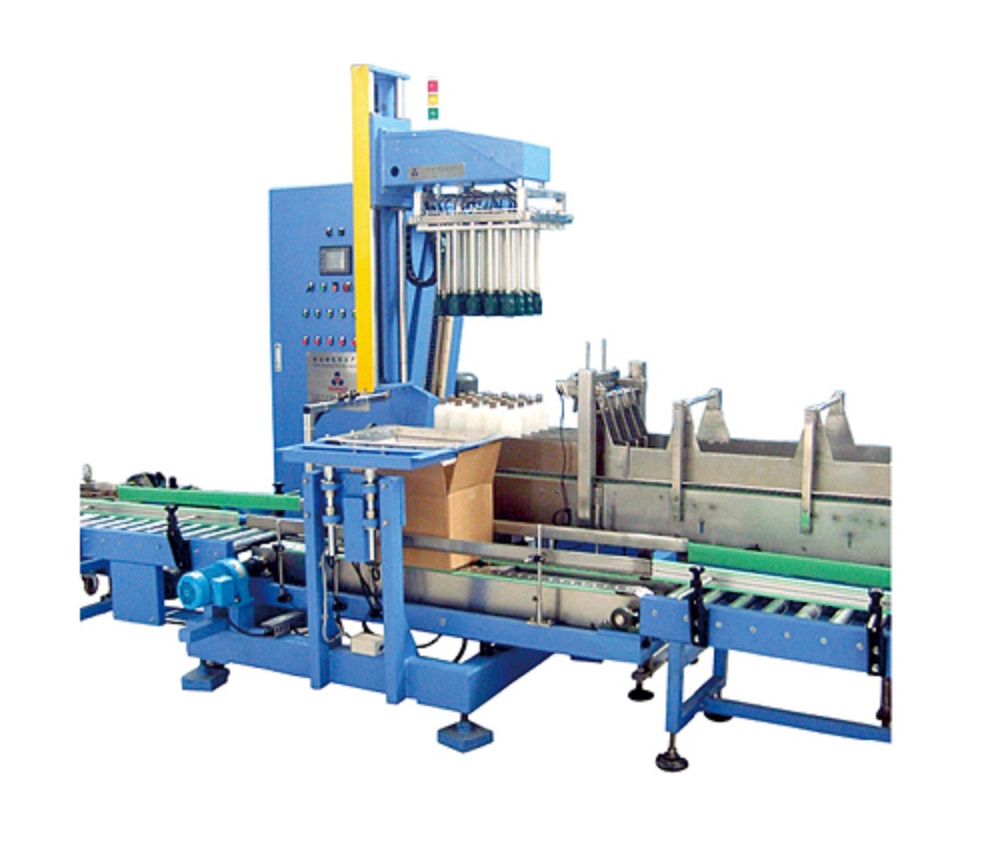 Máy gắp chai vào thùng carton tự động - May gap chai vao thung carton tu dong