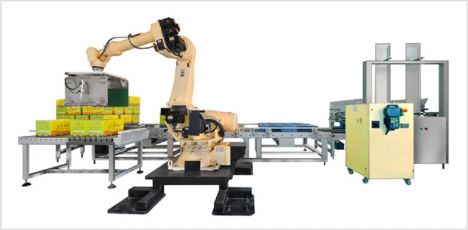 Máy chất xếp thùng carton tự động - May chat xep thung carton tu dong