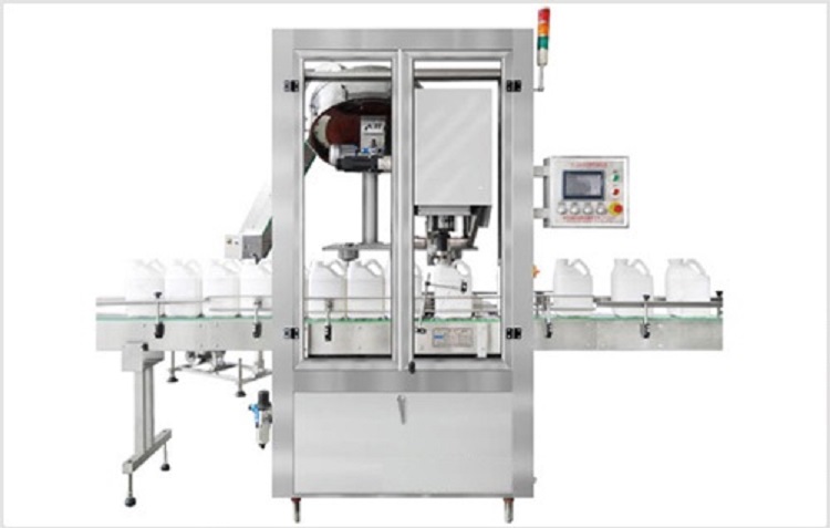 ​Máy gắp và vặn nắp chai tự động - May gap va van nap chai tu dong