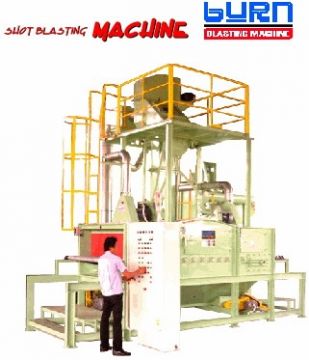 Máy phun bi dạng băng tải lưới - May phun bi dang bang tai luoi