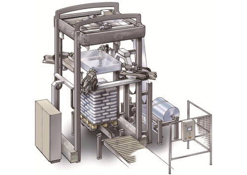 Máy bọc màng co thùng carton tự động - May boc mang co thung carton tu dong