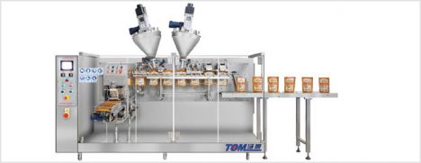 Máy đóng gói túi đứng doypack tự động - May dong goi tui dung doypack tu dong