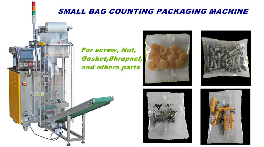 ​Máy đếm và đóng gói túi ngăn phụ kiện ốc vít – May dem va dong goi tui ngan phu kien oc vit