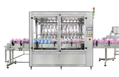 Máy chiết rót nước xả mềm tự động - May chiet rot nuoc xa mem tu dong