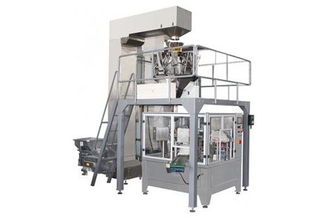 Máy đóng gói túi rời kèm cân định lượng nhiều đầu tự động – May dong goi tui roi kem can dinh luong nhieu dau tu dong