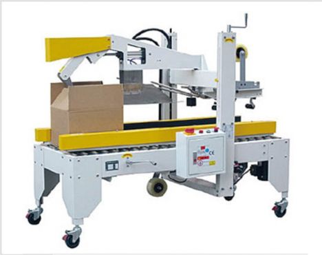 ​​​​​​​​​​​​​​​​​​​​Máy dán thùng carton có đóng đai 1 lần – May dan thung carton co dong dai 1 lan