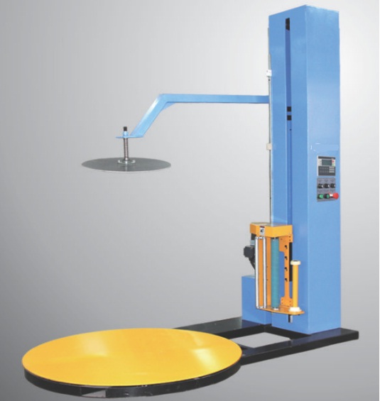 Máy quấn màng pallet có tấm ép đỉnh và mặt phẳng nghiêng​ - May quan mang pallet co tam ep dinh va mat phang nghieng​