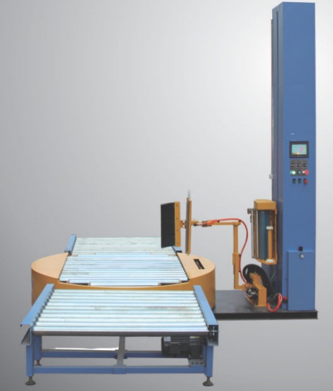 Máy quấn màng pallet tự động cắt dán màng​ - May quan mang pallet tu dong cat dan mang​